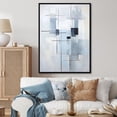 thumbnail image 1 of Designart "Geometric Serenity Grey Suprematism II" Abstract Floater Framed Canvas Print, 1 of 7