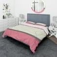 thumbnail image 1 of Designart 'GeometricNeapolitan I' Geometric Duvet Cover Set, 1 of 4