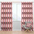 thumbnail image 1 of Designart 'Geometrical Retro Abstract Minimal Pattern VIII' Mid-Century Modern Blackout Curtain Panel, 1 of 4