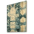 thumbnail image 1 of Designart 'Geometrical Watercolor Indigo I' Contemporary Print on Natural Pine Wood, 1 of 3