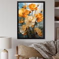 thumbnail image 1 of Designart "Geometrically Broken Buttercups" Buttercups Picture Framed Canvas Wall Art, 1 of 1