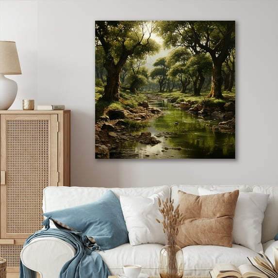 Designart "Gethsemane Garden Christian View III" Christianity Wall Art Prints