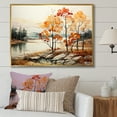 thumbnail image 1 of Designart "Gilded Oak Splendor I" Tree Oak Floater Framed Wall Art Prints, 1 of 5