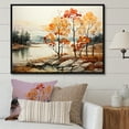 thumbnail image 1 of Designart "Gilded Oak Splendor I" Tree Oak Floater Framed Wall Art Prints, 1 of 5