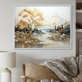 thumbnail image 1 of Designart "Gilded Oak Splendor" Tree Oak Floater Framed Canvas Art Print, 1 of 5