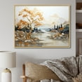 thumbnail image 1 of Designart "Gilded Oak Splendor" Tree Oak Floater Framed Canvas Art Print, 1 of 5