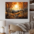 thumbnail image 1 of Designart "Gilded Pathway Birch Woods VI" Tree Birch Wall Art Print, 1 of 5