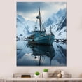 thumbnail image 1 of Designart "Glacial Journey Alaska " Landscapes Canvas Print, 1 of 5