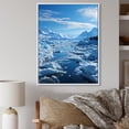 thumbnail image 1 of Designart "Glacier Arctic Dream " Landscape & Nature Floater Framed Canvas Print, 1 of 7