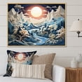 thumbnail image 1 of Designart "Glacier Arctic II" Modern Floater Framed Wall Art Living Room, 1 of 7
