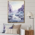 thumbnail image 1 of Designart "Glacier Glacial euphony" Landscape & Nature Floater Framed Wall Decor, 1 of 7