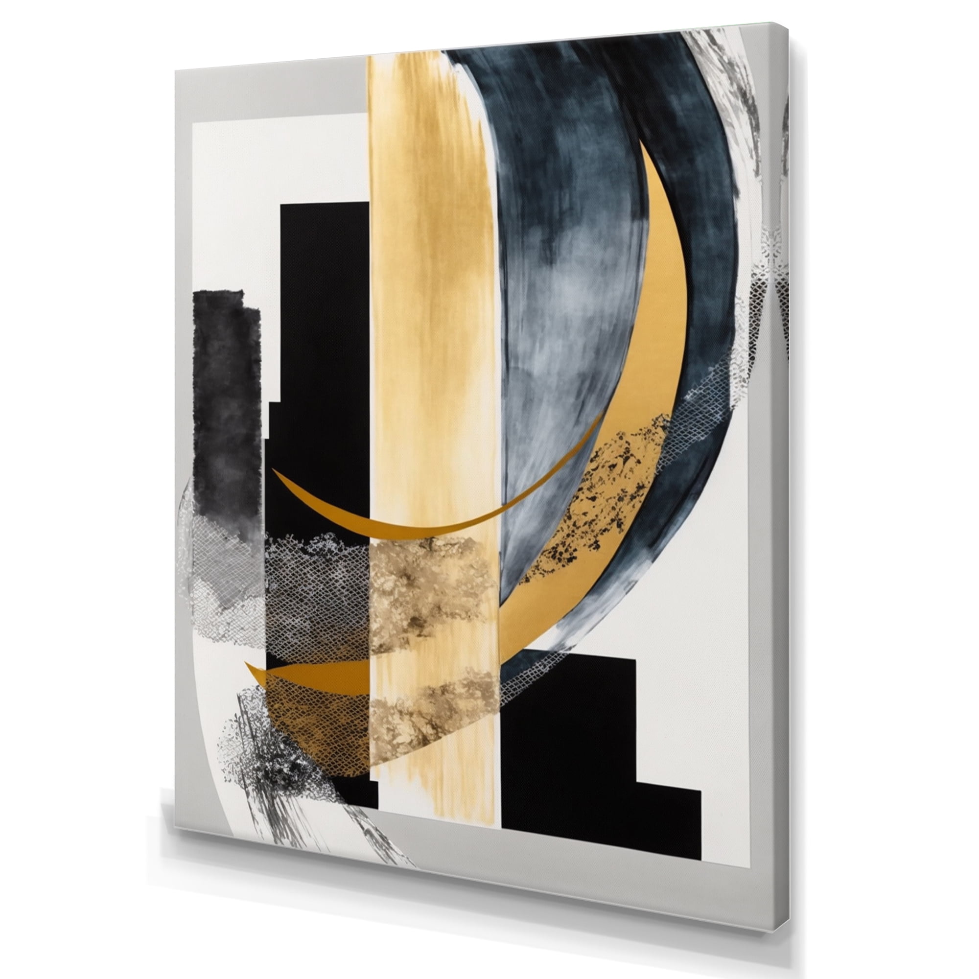 Designart Glam Art Deco Abstract I Canvas Wall Art