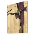 thumbnail image 1 of Designart 'Glam Cerulean I' Transitional Print on Natural Pine Wood, 1 of 3