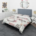 thumbnail image 1 of Designart 'Glam Chic Accents Pattern I' Glam/Teenage Duvet Cover Set, 1 of 1