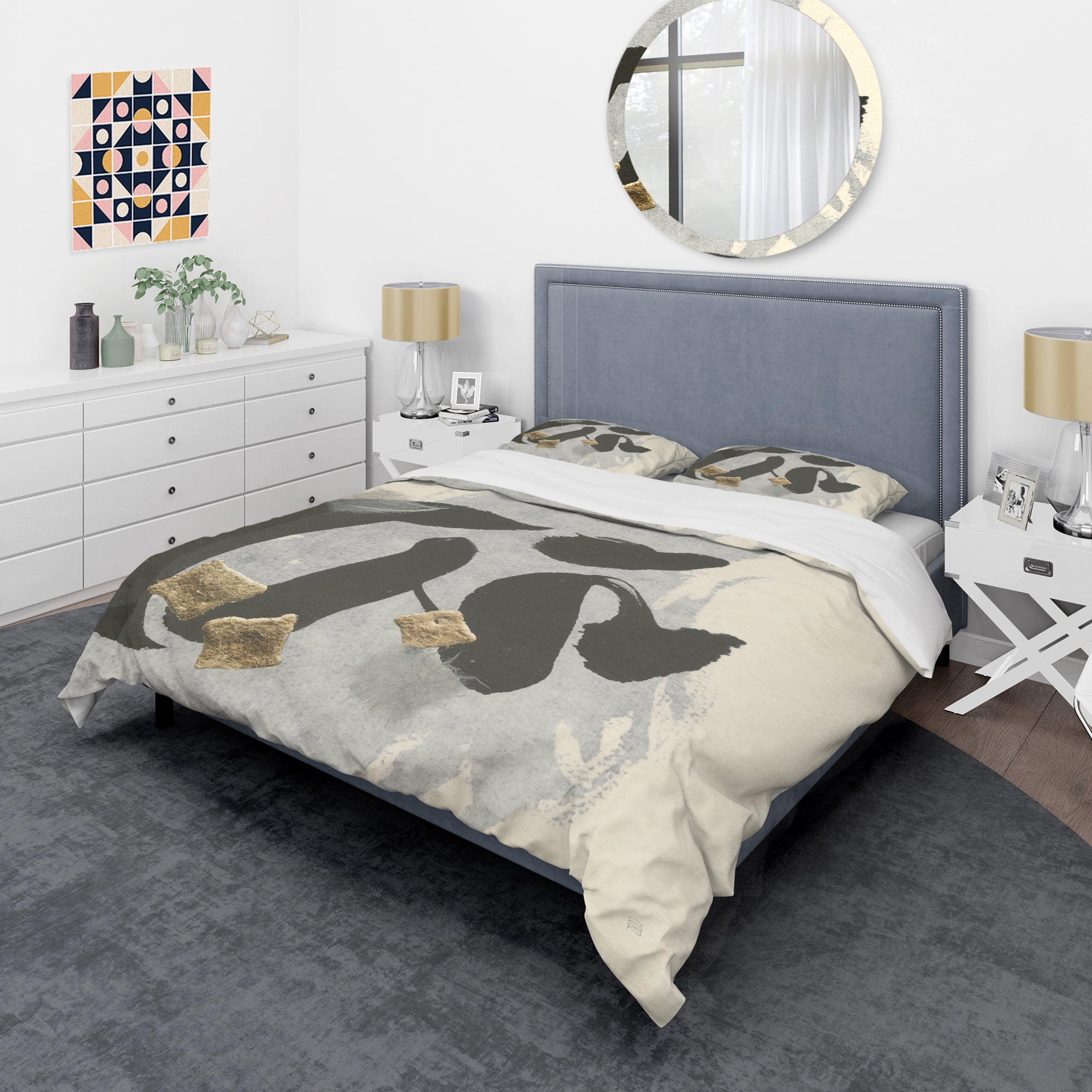 Designart 'Glam Collage I' Glam Duvet Cover Set