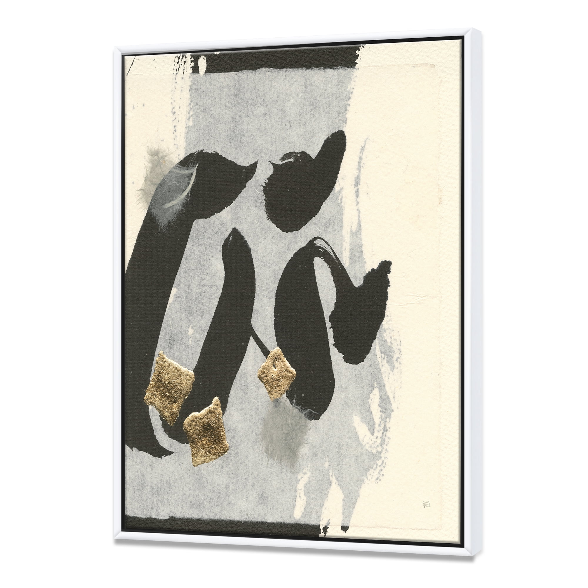 Designart ' Glam Collage I ' Modern & Contemporary Framed Canvas