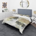 thumbnail image 1 of Designart 'Glam Cream Dream I' Glam Duvet Cover Set, 1 of 1
