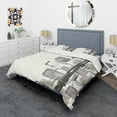 thumbnail image 1 of Designart 'Glam Dancing shape III' Glam Duvet Cover Set, 1 of 1