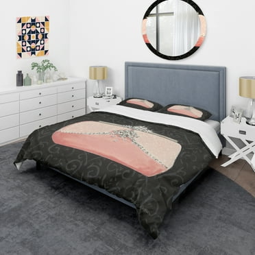 Designart 'Glam & Fashion Parfum Boudoir II' Glam Duvet Cover Set
