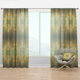thumbnail image 1 of Designart 'Glam Flowers Decorative Pattern' Glam Curtain Panel, 1 of 4
