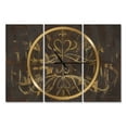 thumbnail image 1 of Designart 'Glam Gold Chandelier' Modern Wall Clock, 1 of 3