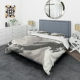 thumbnail image 1 of Designart 'Glam Painted Arcs III' Glam Duvet Cover Set, 1 of 1