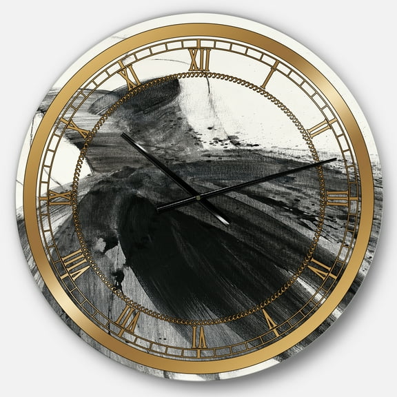 Designart 'Glam and Fashion Feminine III' Glam wall clock