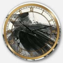 Designart 'Glam and Fashion Feminine III' Glam wall clock