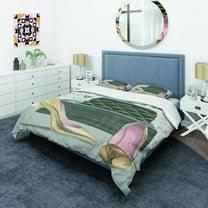 Designart 'Glam fashion High Heels IV' Glam Duvet Cover Set