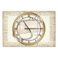 thumbnail image 1 of Designart 'Glamorous Sparkle Purse I' Traditional wall clock, 1 of 4