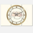 thumbnail image 1 of Designart 'Glamorous Sparkle Purse II' Traditional wall clock, 1 of 3