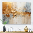 thumbnail image 1 of Designart "Gleaming Gold I" Abstract Collages Wall Decor, 1 of 5