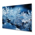 thumbnail image 1 of Designart "Glimmering Snowflakes in Winter II" Abstract Metal Wall Art, 1 of 5