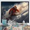 thumbnail image 1 of Designart "Glimpses of Whistler in Canada III" Sports Floater Framed Wall Decor, 1 of 7