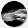 thumbnail image 1 of Designart Glittering Silver Pattern' Disc Abstract Circle Metal Wall Art, 1 of 3
