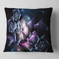 thumbnail image 1 of Designart Glowing Bouquet of Beautiful Roses - Abstract Throw Pillow - 18x18, 1 of 4