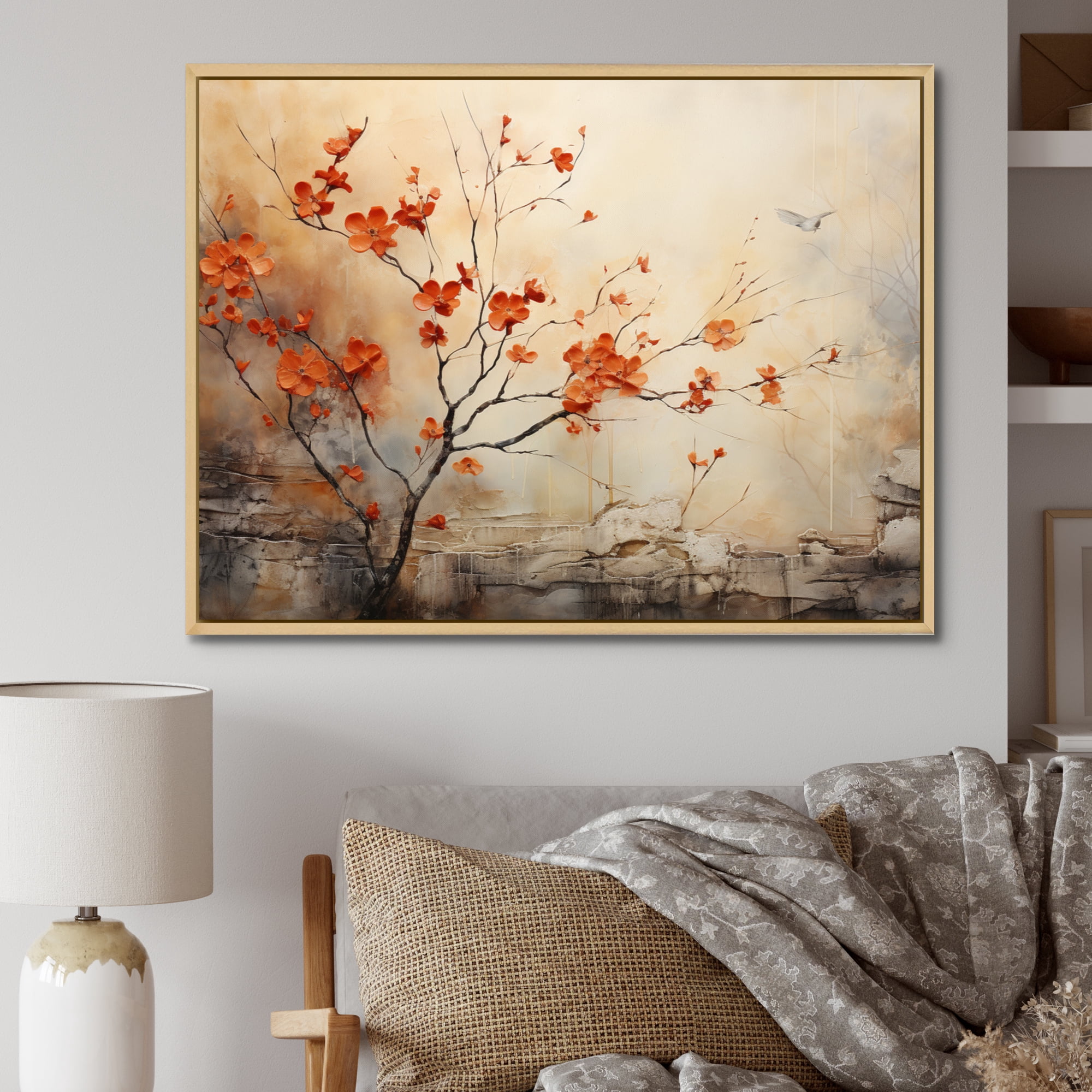 Ember Tree Drawing Designart