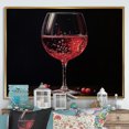 thumbnail image 1 of Designart "Glowing Garnet I" Wine Floater Framed Wall Art Prints, 1 of 5