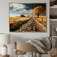 thumbnail image 1 of Designart "Glowing Harvest on the Farm" Farm Floater Framed Canvas Print, 1 of 7