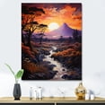 thumbnail image 1 of Designart "Glowing Heart Of The Volcano II" Volcano Canvas Prints, 1 of 7
