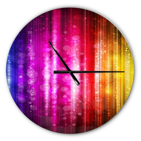 Designart 'Glowing ' Modern wall clock