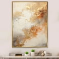 thumbnail image 1 of Designart "Gold And White Marble Geode I" Abstract Marble Floater Framed Wall Decor, 1 of 5