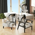 thumbnail image 1 of Designart "Gold Black Fusion" Upholstered Modern & Contemporary Accent Chair and Abstract Arm Chair - Multiple Color & Pattern, 1 of 7