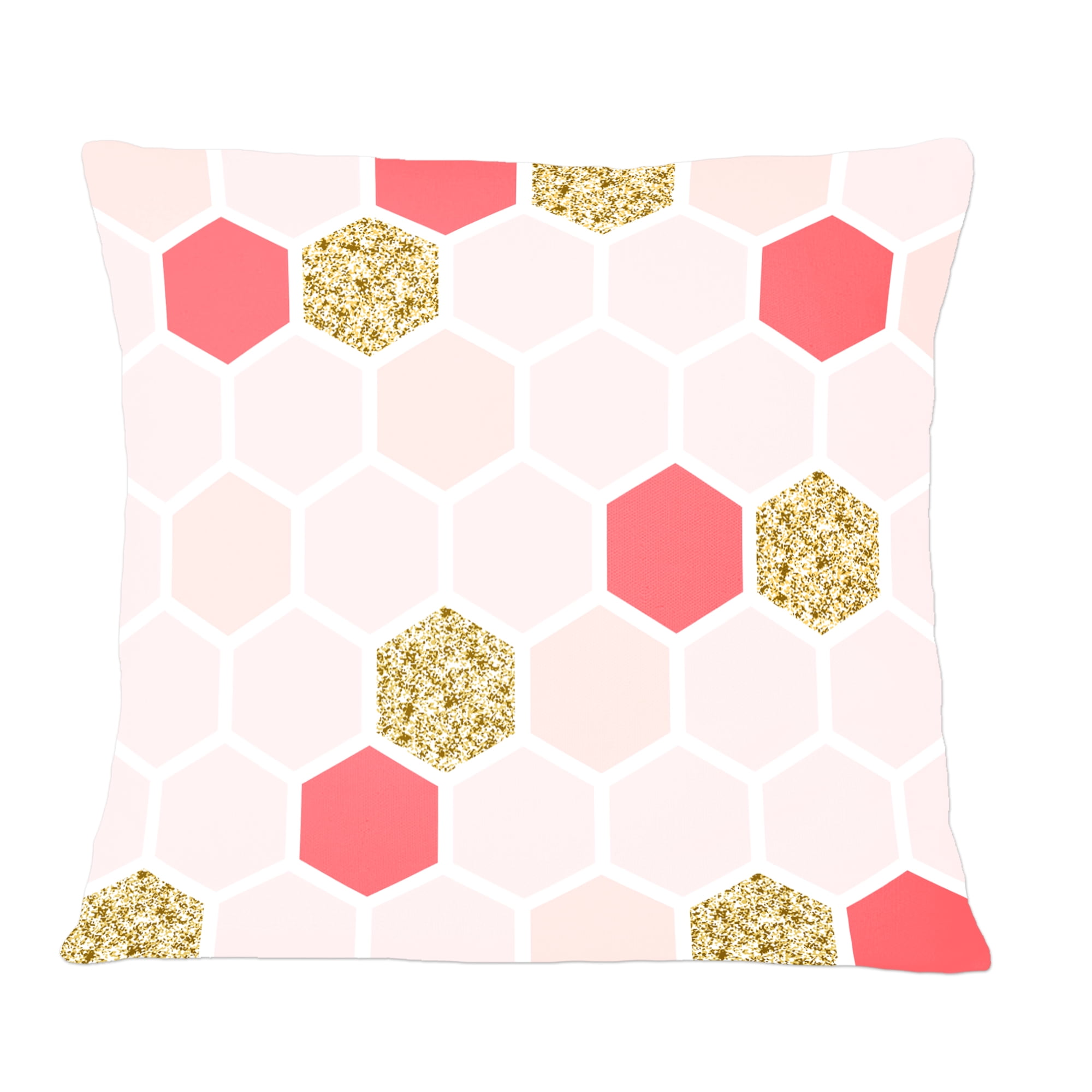 Designart Gold Chic Design I' Mid-Century Modern Throw Pillow - 12x20