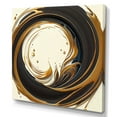thumbnail image 1 of Designart Gold Glamour Circle 1 I Canvas Wall Art, 1 of 5