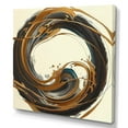 thumbnail image 1 of Designart Gold Glamour Circle I Canvas Wall Art, 1 of 5