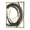 thumbnail image 1 of Designart ' Gold Glamour Circle III ' Posh & Luxe Framed Canvas, 1 of 3
