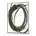 thumbnail image 1 of Designart ' Gold Glamour Circle IV ' Posh & Luxe Framed Canvas, 1 of 3