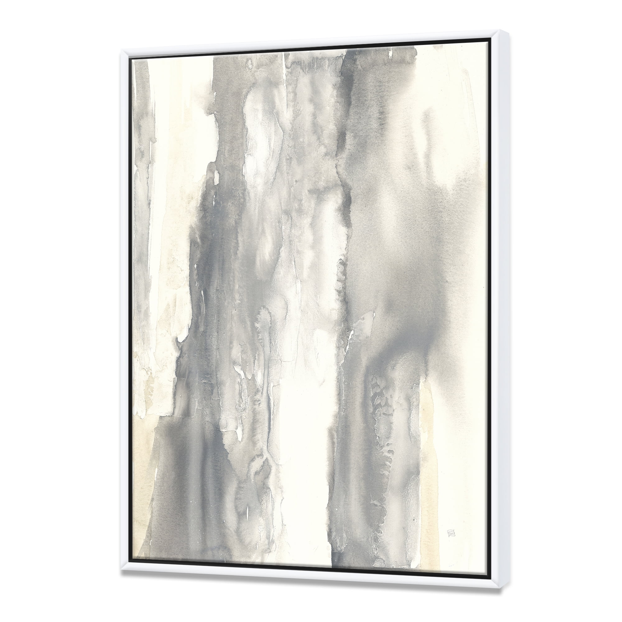 Designart ' Gold Glamour Direction I ' Modern & Contemporary Framed Canvas