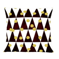 Designart Gold Polka Dot Pattern II' Mid-Century Modern Throw Pillow - 12x20